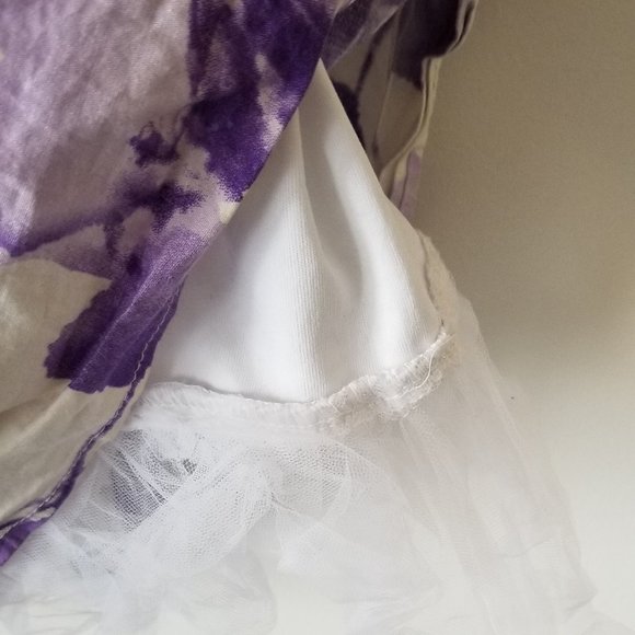 Suzy Shier Purple Flower-Pattern Dress - Picture 5 of 6